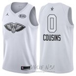 Maglia All Star 2018 New Orleans Pelicans Demarcus Cousins #0 Bianco