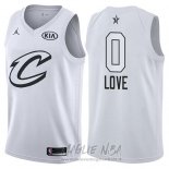 Maglia All Star 2018 Cleveland Cavaliers Kevin Love #0 Bianco