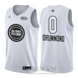 Maglia All Star 2018 Detroit Pistons Andre Drummond #0 Bianco