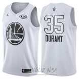Maglia All Star 2018 Golden State Warriors Kevin Durant #35 Bianco