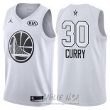 Maglia All Star 2018 Golden State Warriors Stephen Curry #30 Bianco